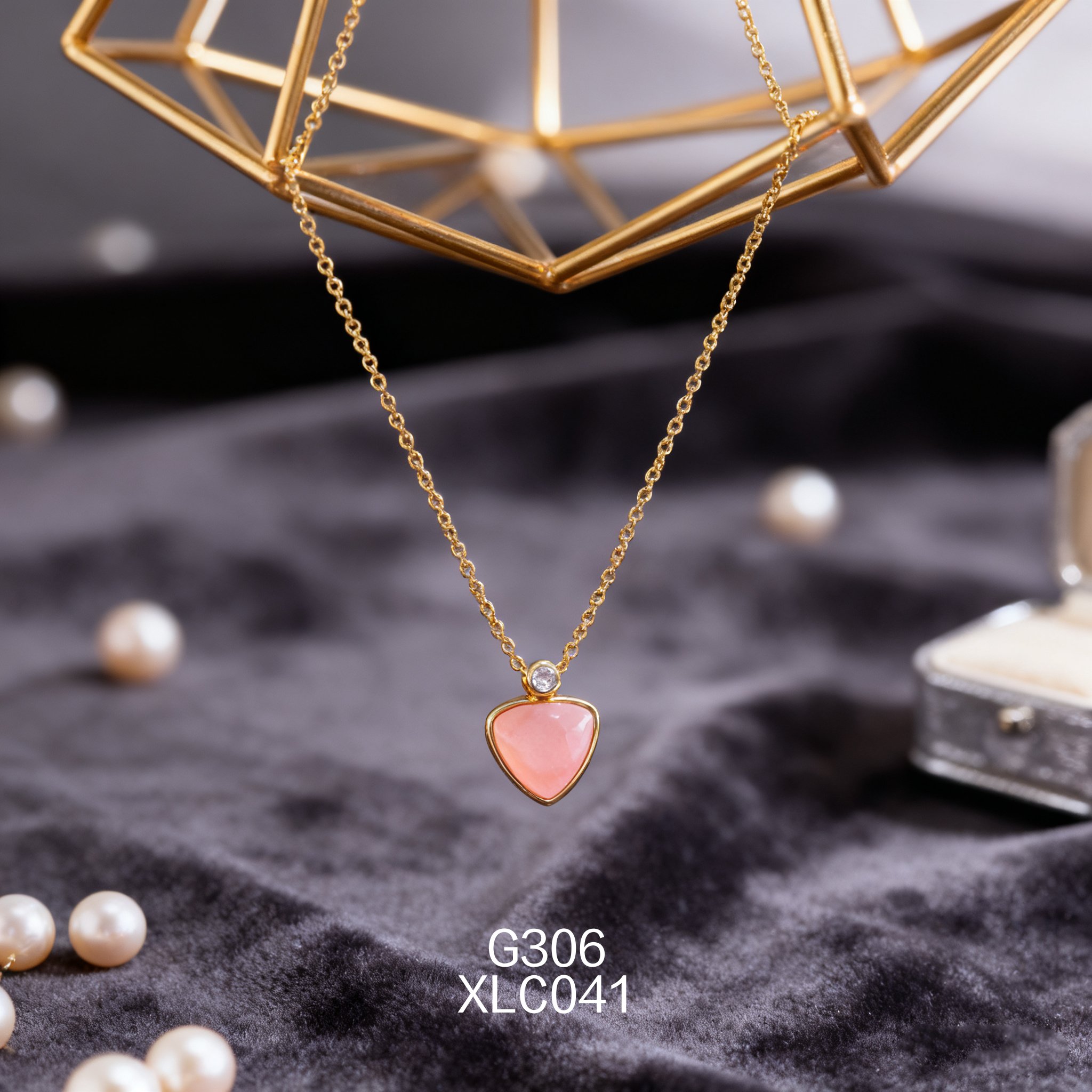 電鍍黃金女皇貝項鍊