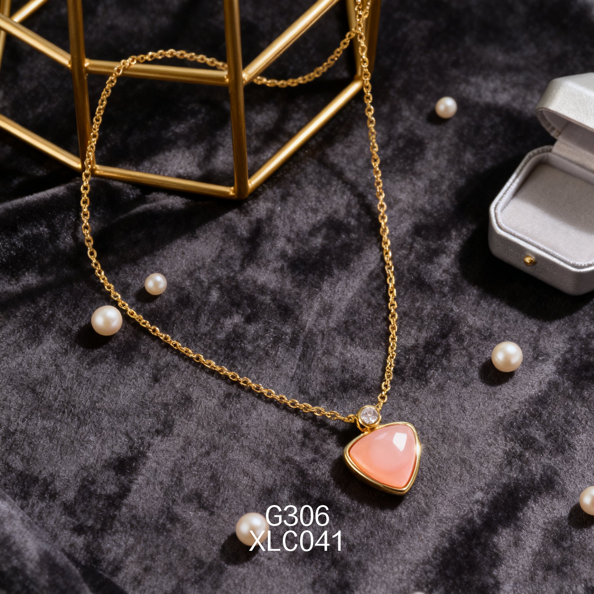 電鍍黃金女皇貝項鍊