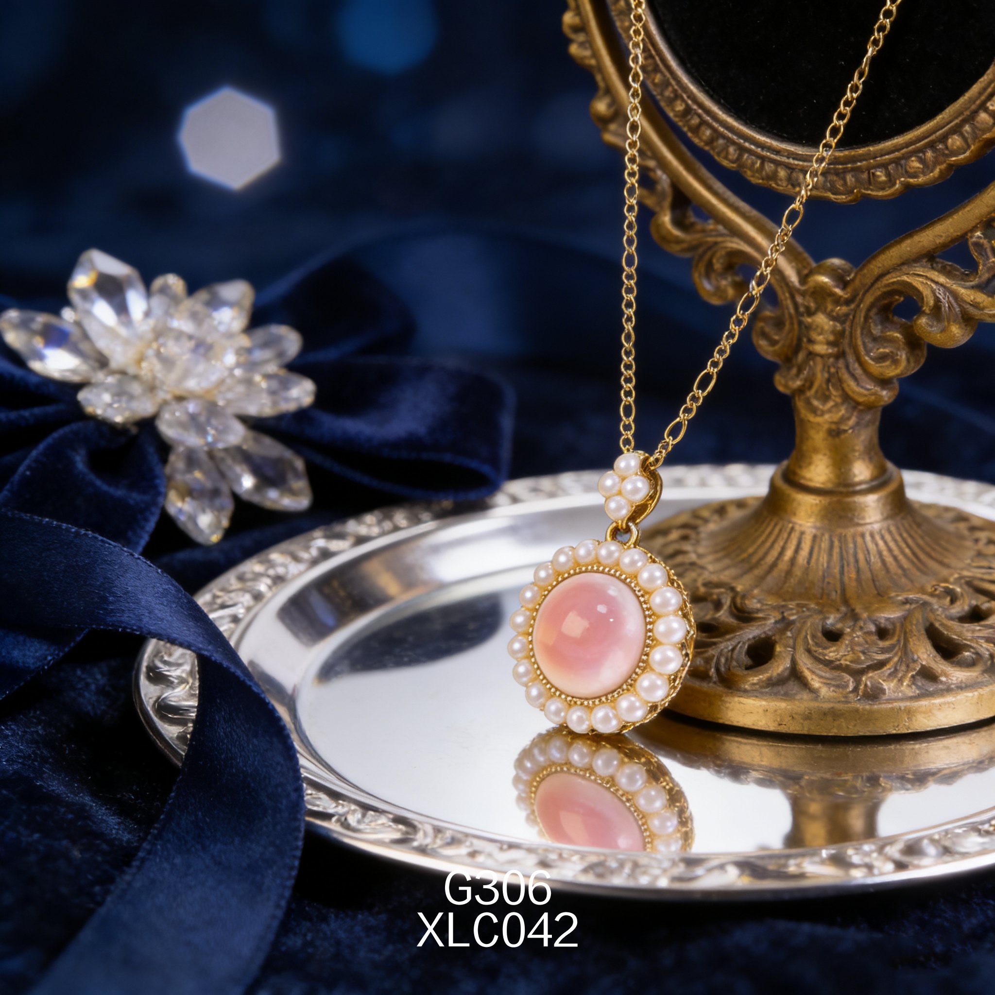 電鍍黃金珍珠 16mm 女皇貝項鍊