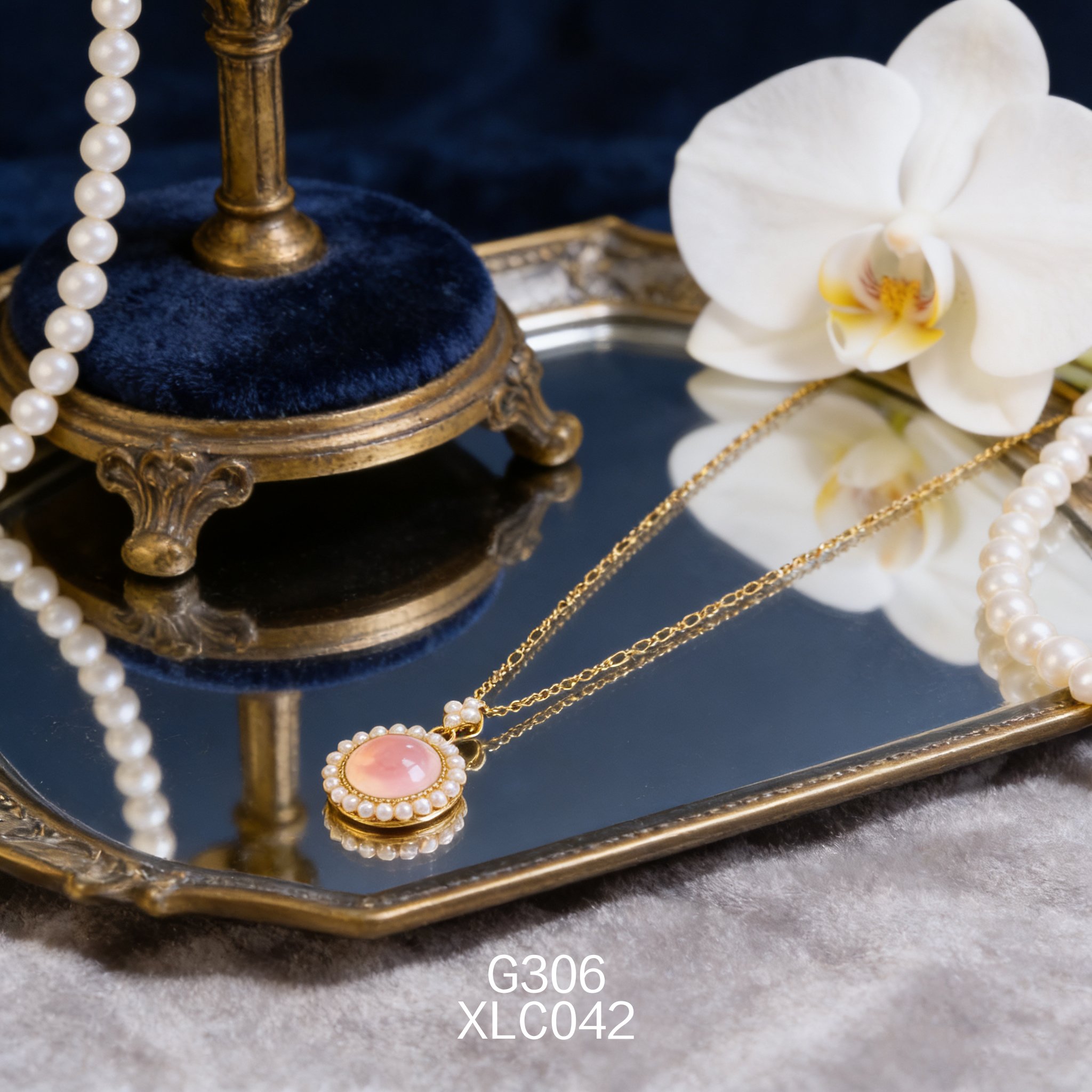 電鍍黃金珍珠 16mm 女皇貝項鍊