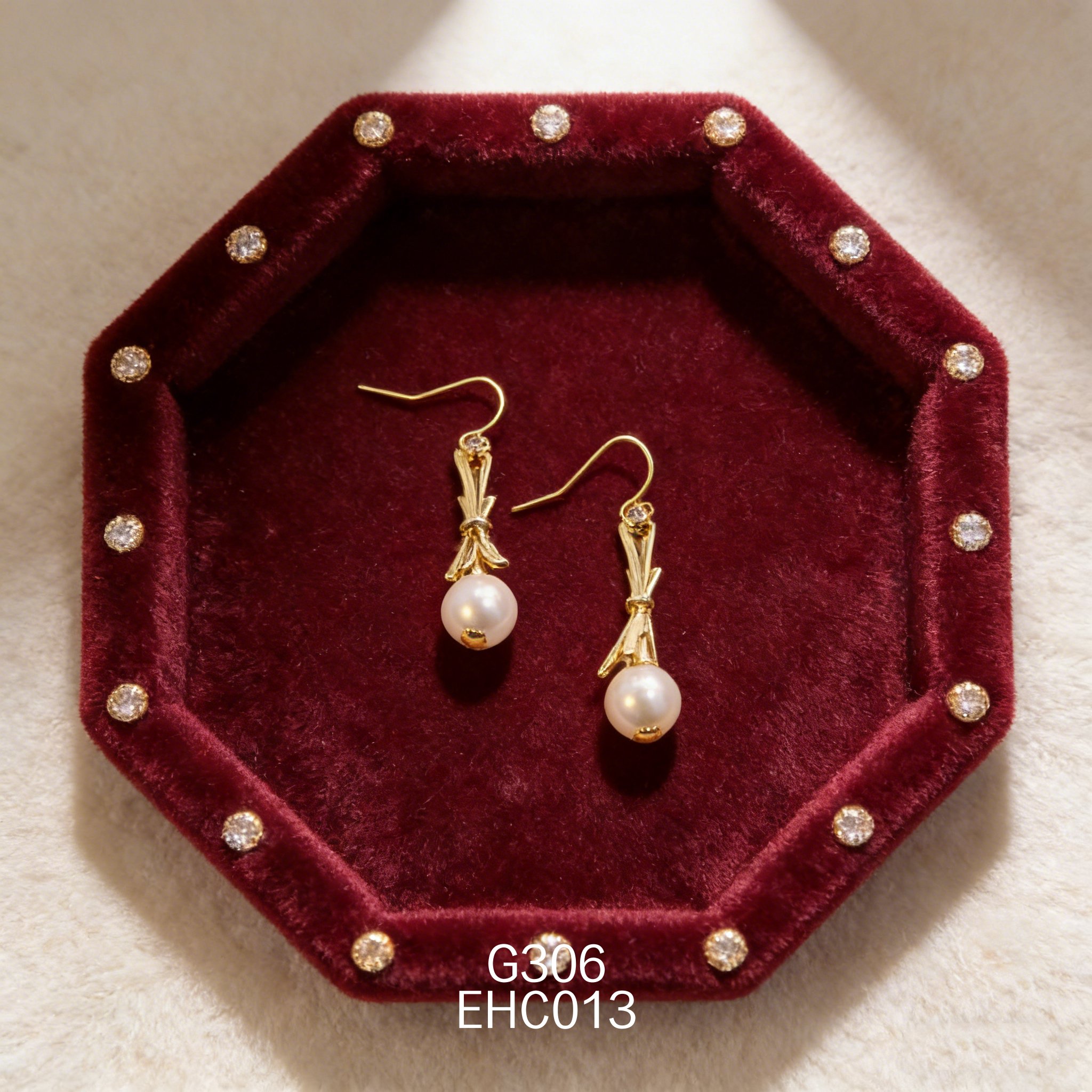 电分色日本珠耳环