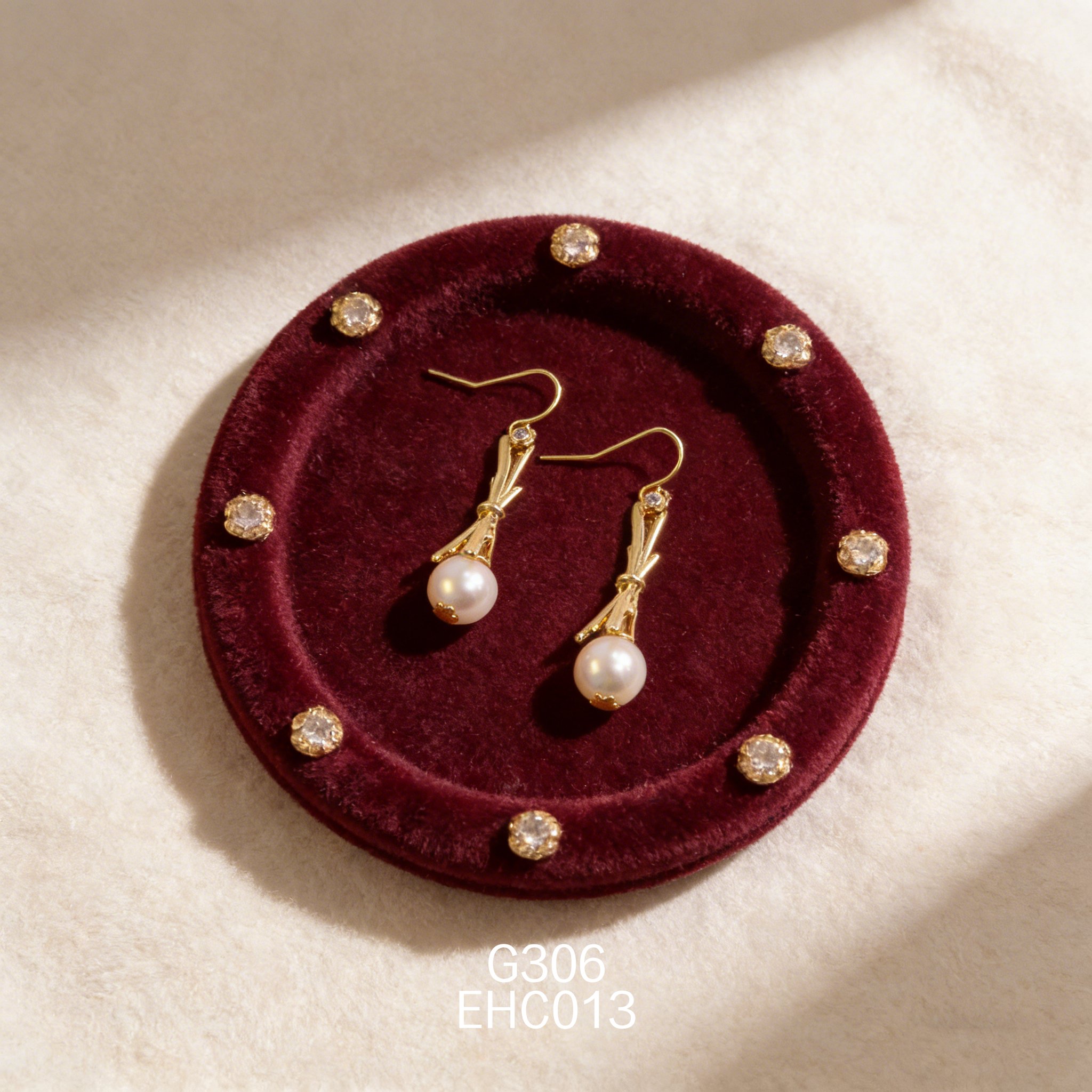 电分色日本珠耳环